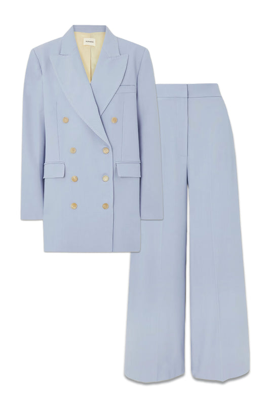 Balton Double-breasted Wool-blend Blazer and Trousers