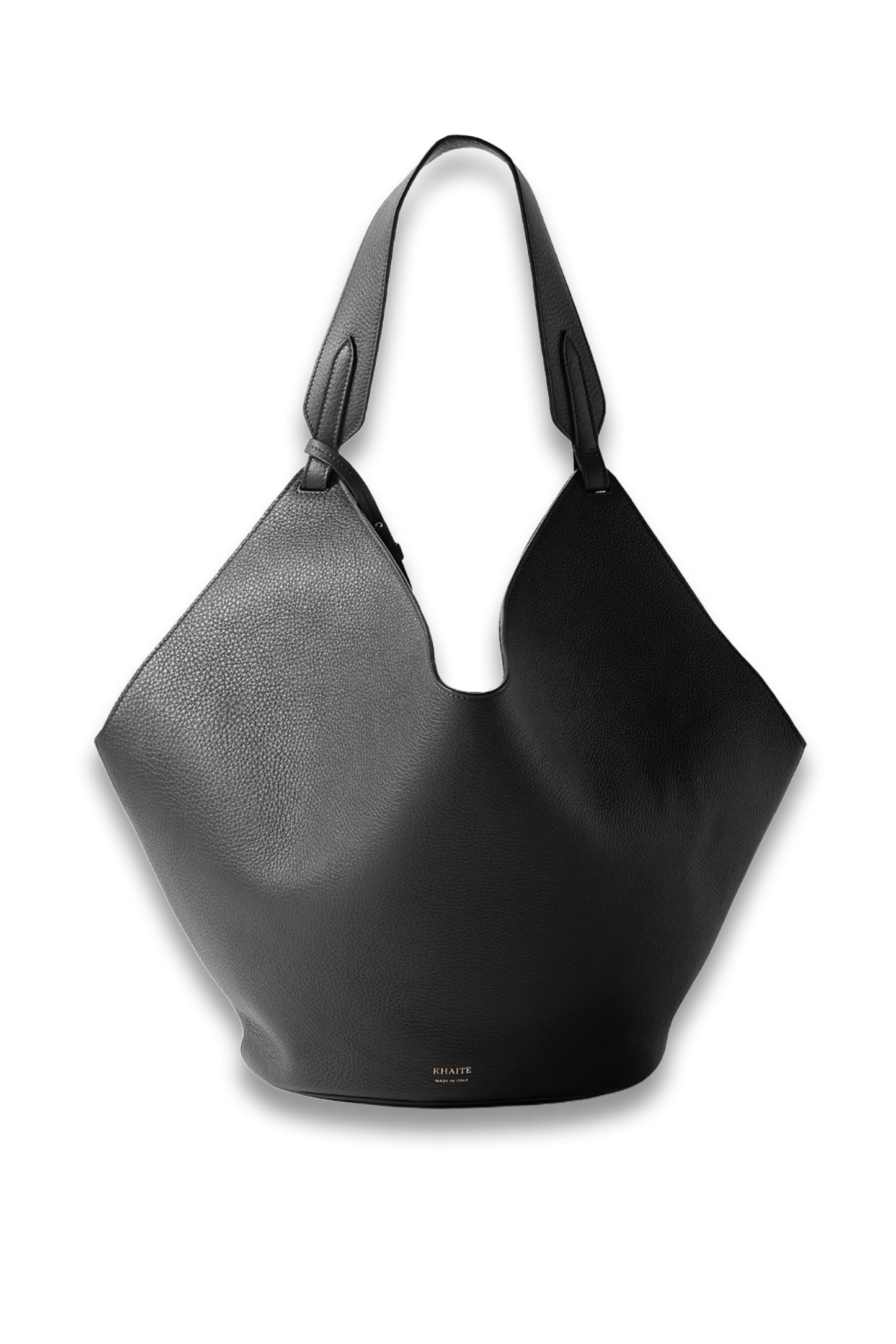 Lotus Medium Textured-leather Tote