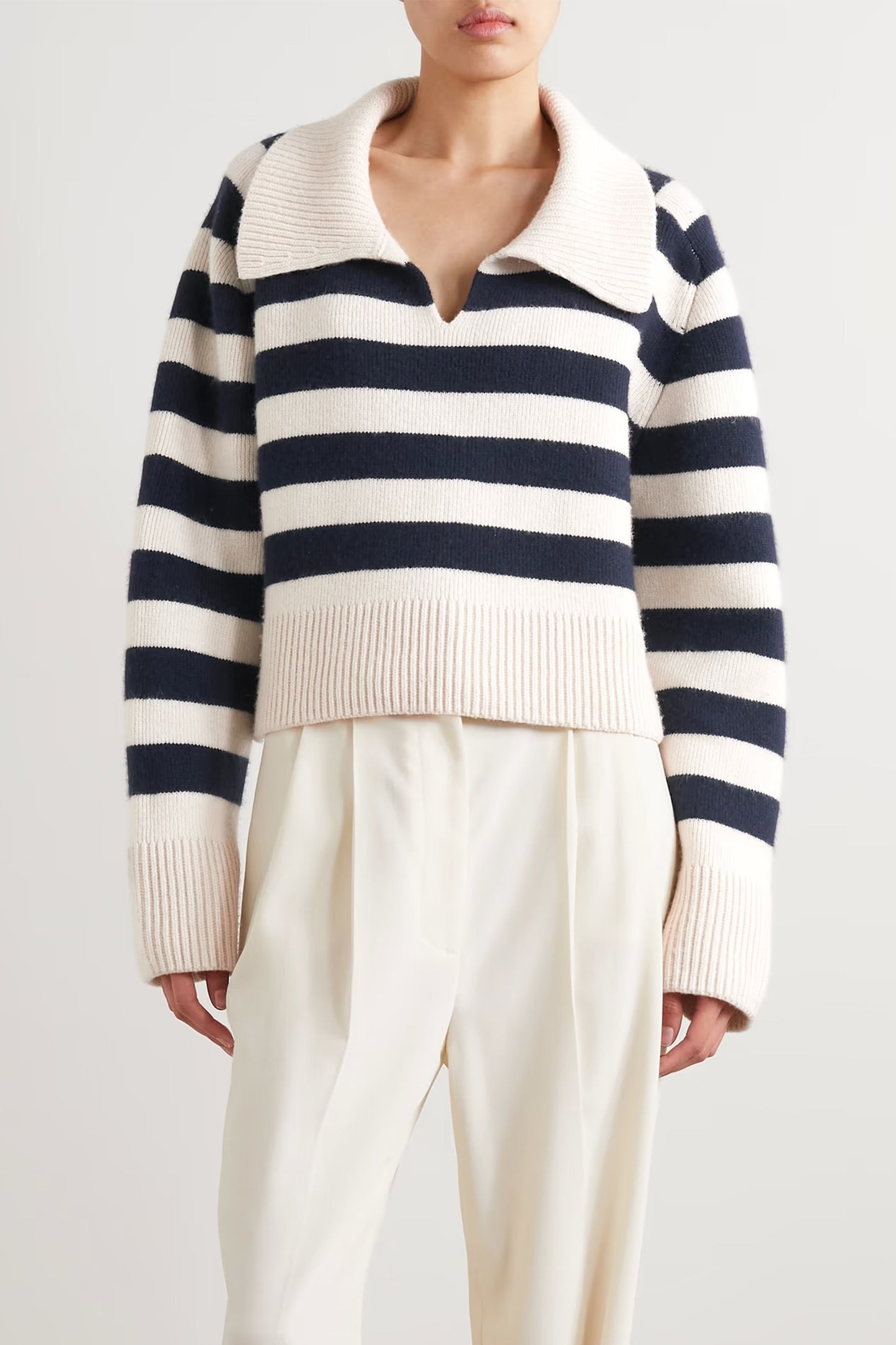 Franklin Striped Cashmere Sweater