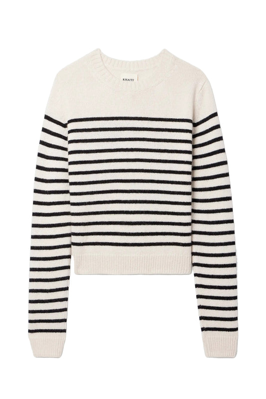 Diletta Striped Cashmere Sweater