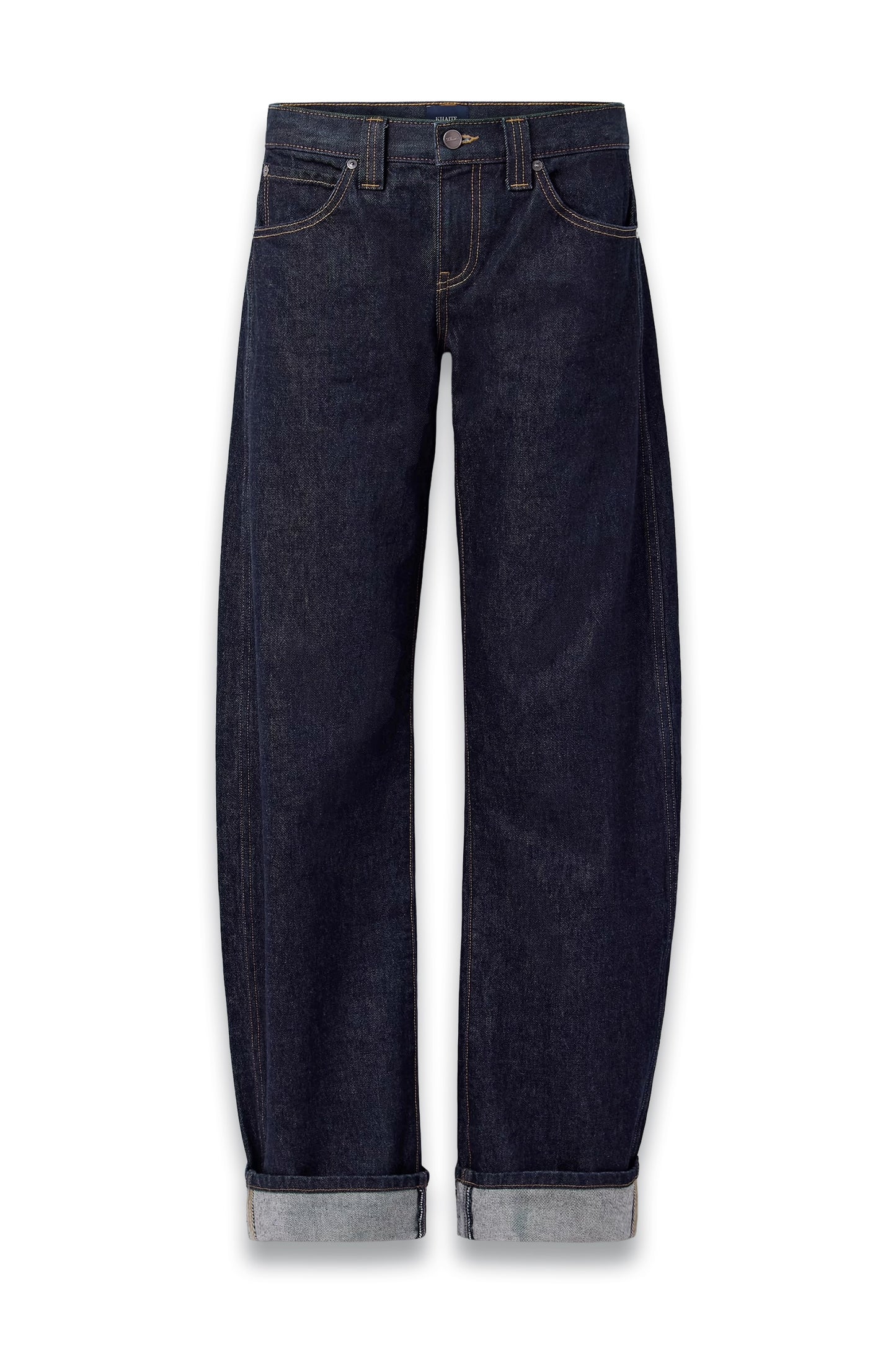 Karo Mid-rise Barrel-leg Jeans