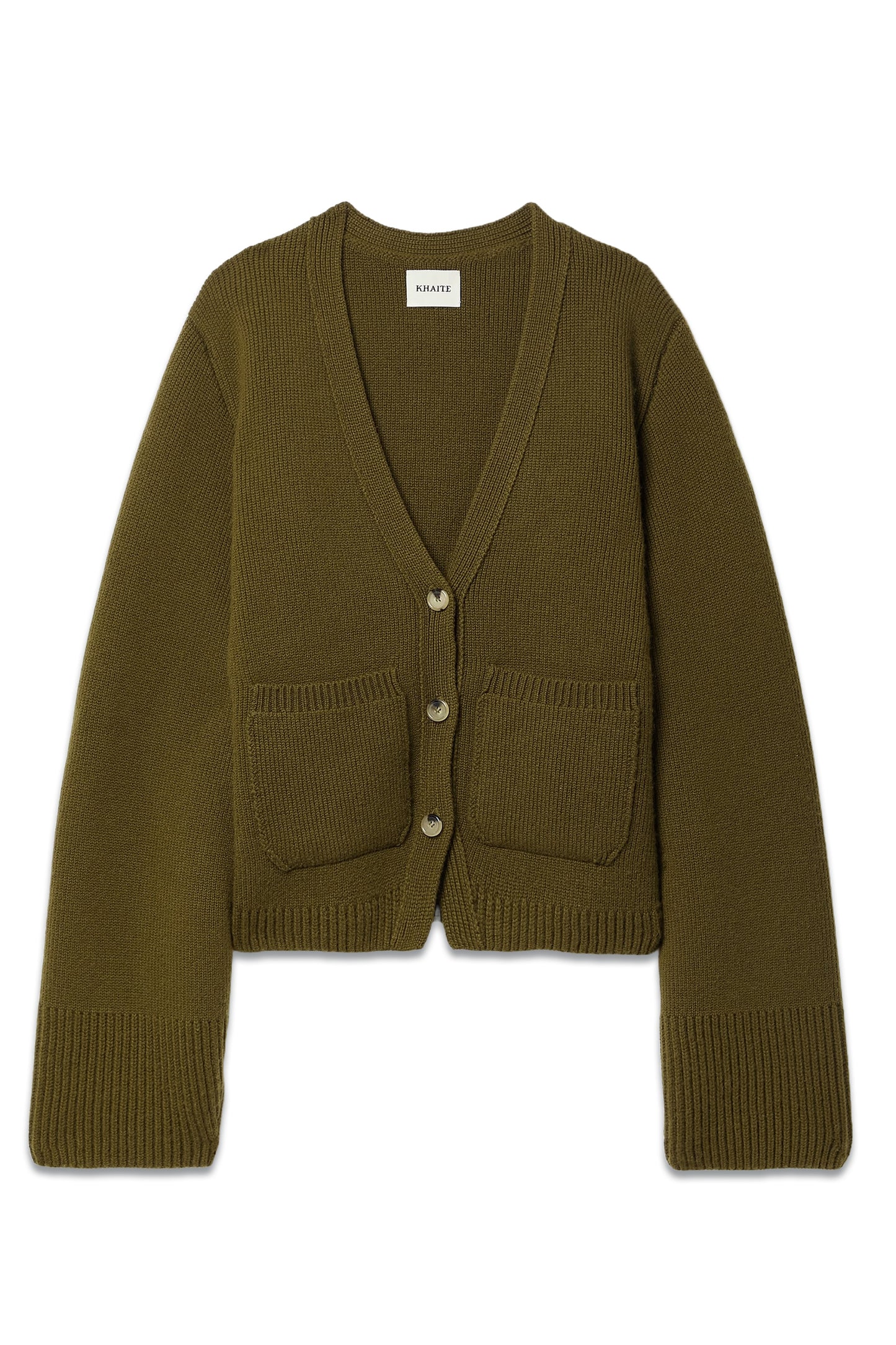 Scarlet Cashmere Cardigan Army Green