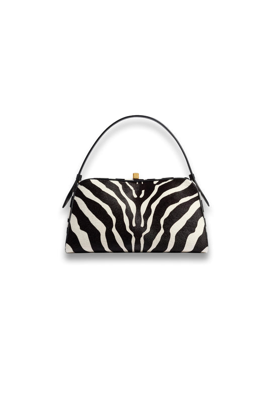 Cate Bag in Zebra Print Haircalf