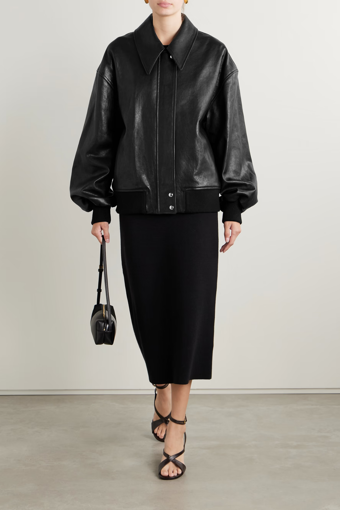 Shelman Leather Bomber Jacket