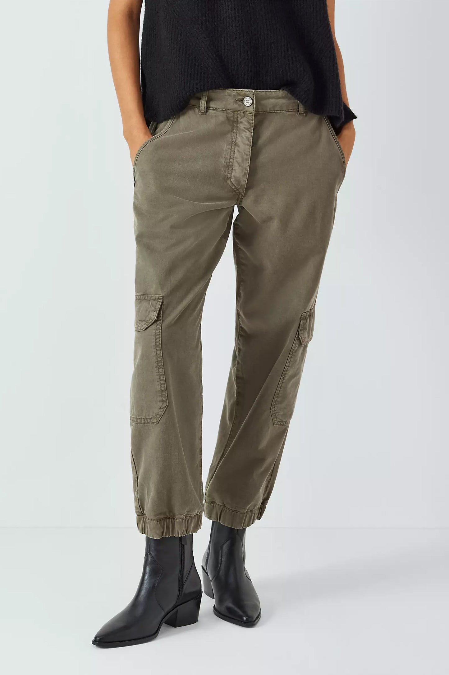 Shelley Khaki Utility Trousers