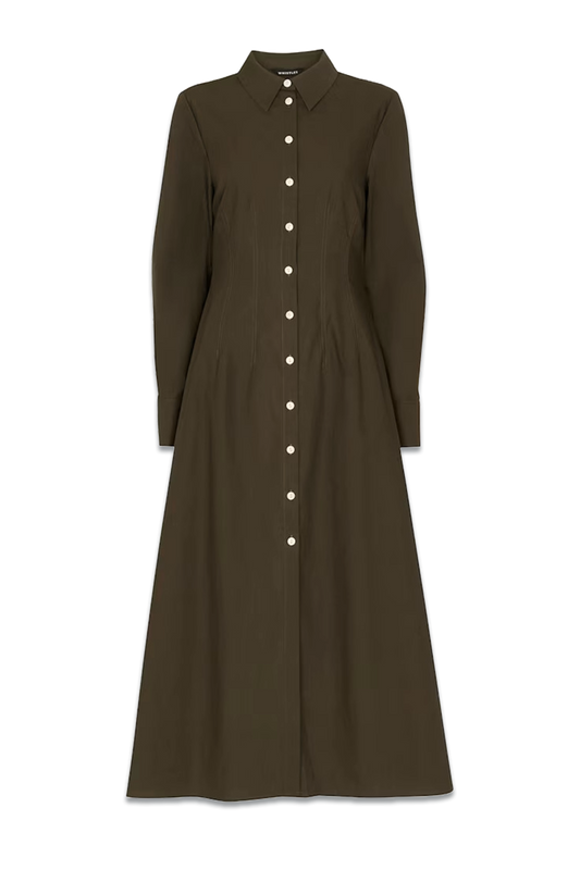 Jean Poplin Shirt Dress