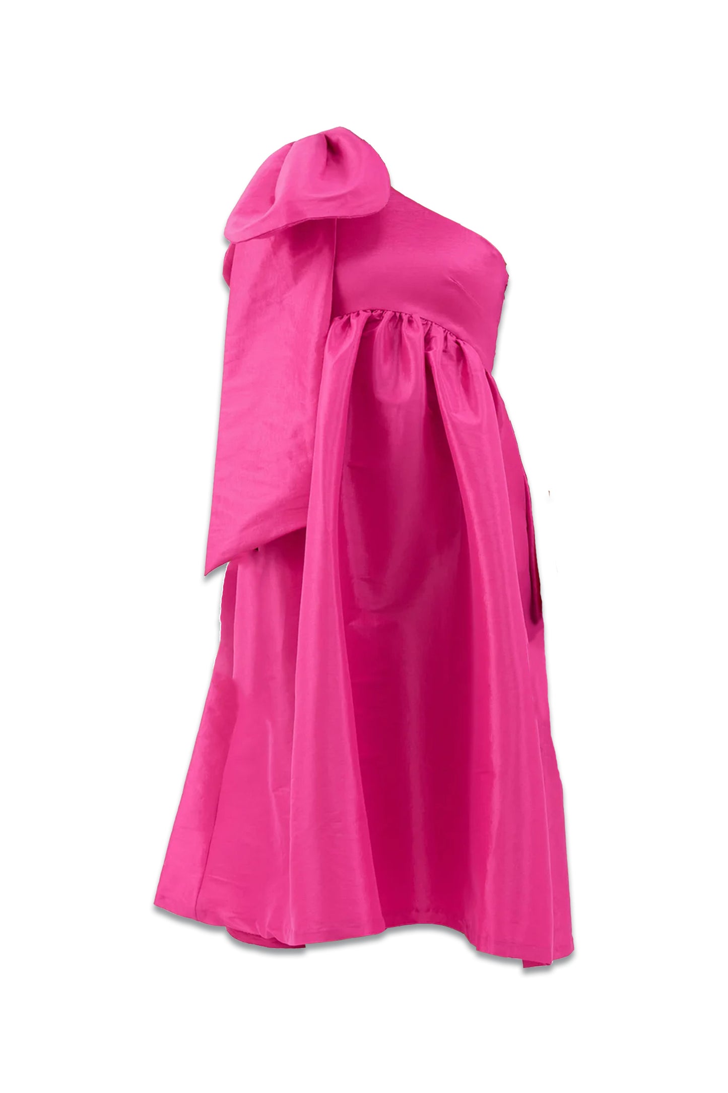 Claressa Bow Taffeta Midi Dress