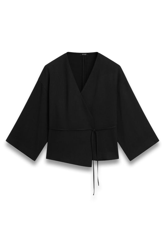 Flowing V-Neck Kimono
