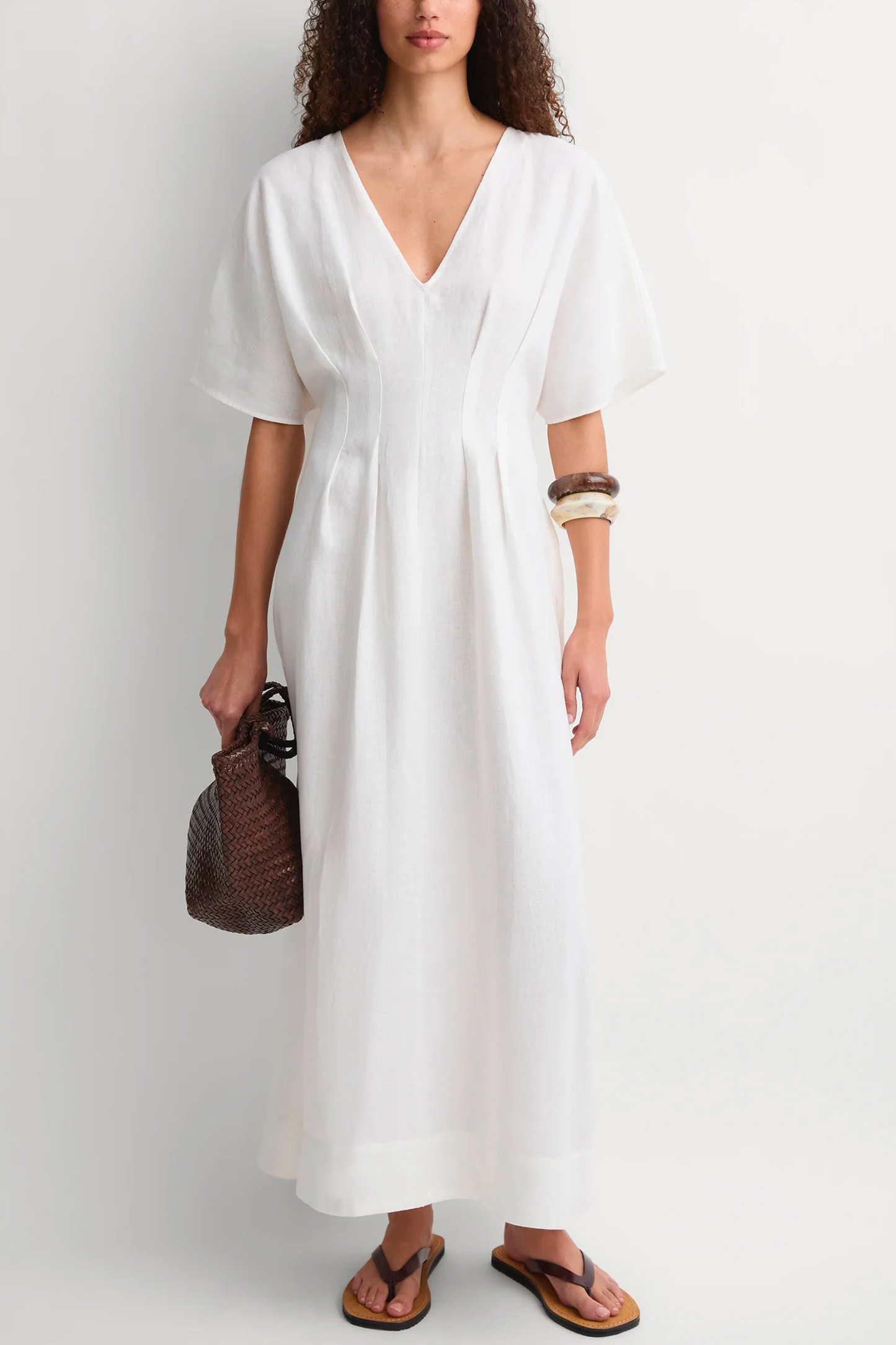 The Kimono Dress White