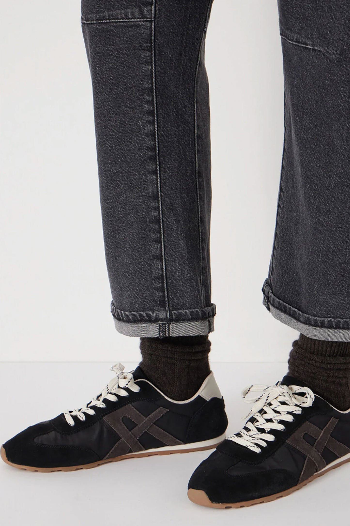 Suede Slimline Retro Trainers