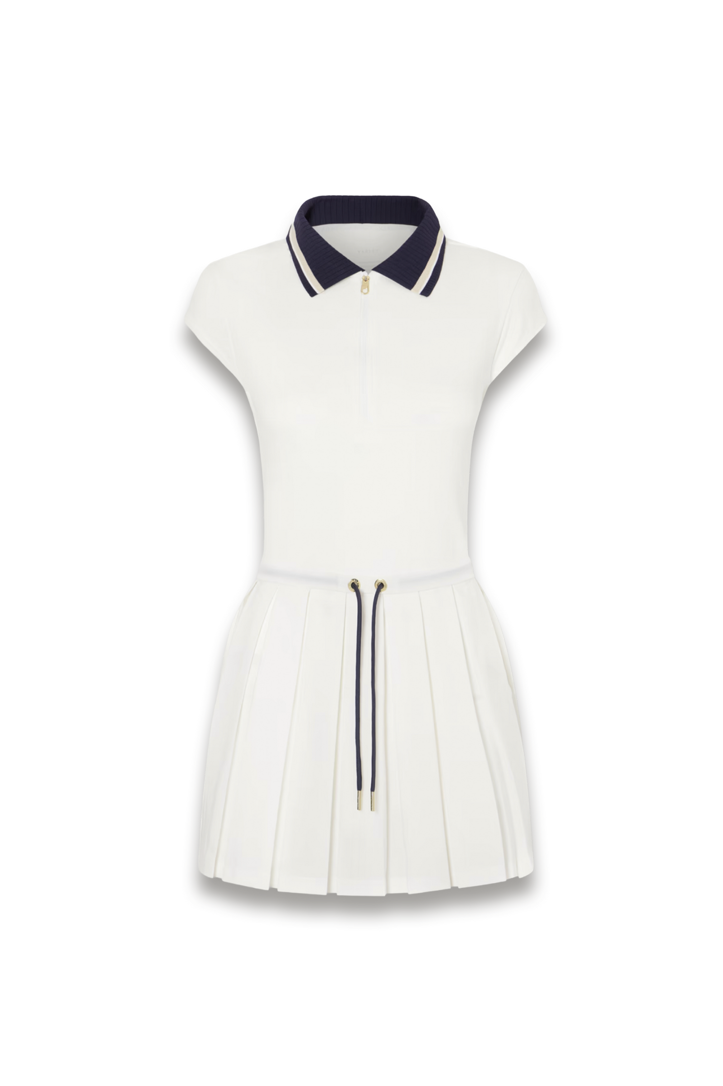 Nico pleated pointelle-jersey dress