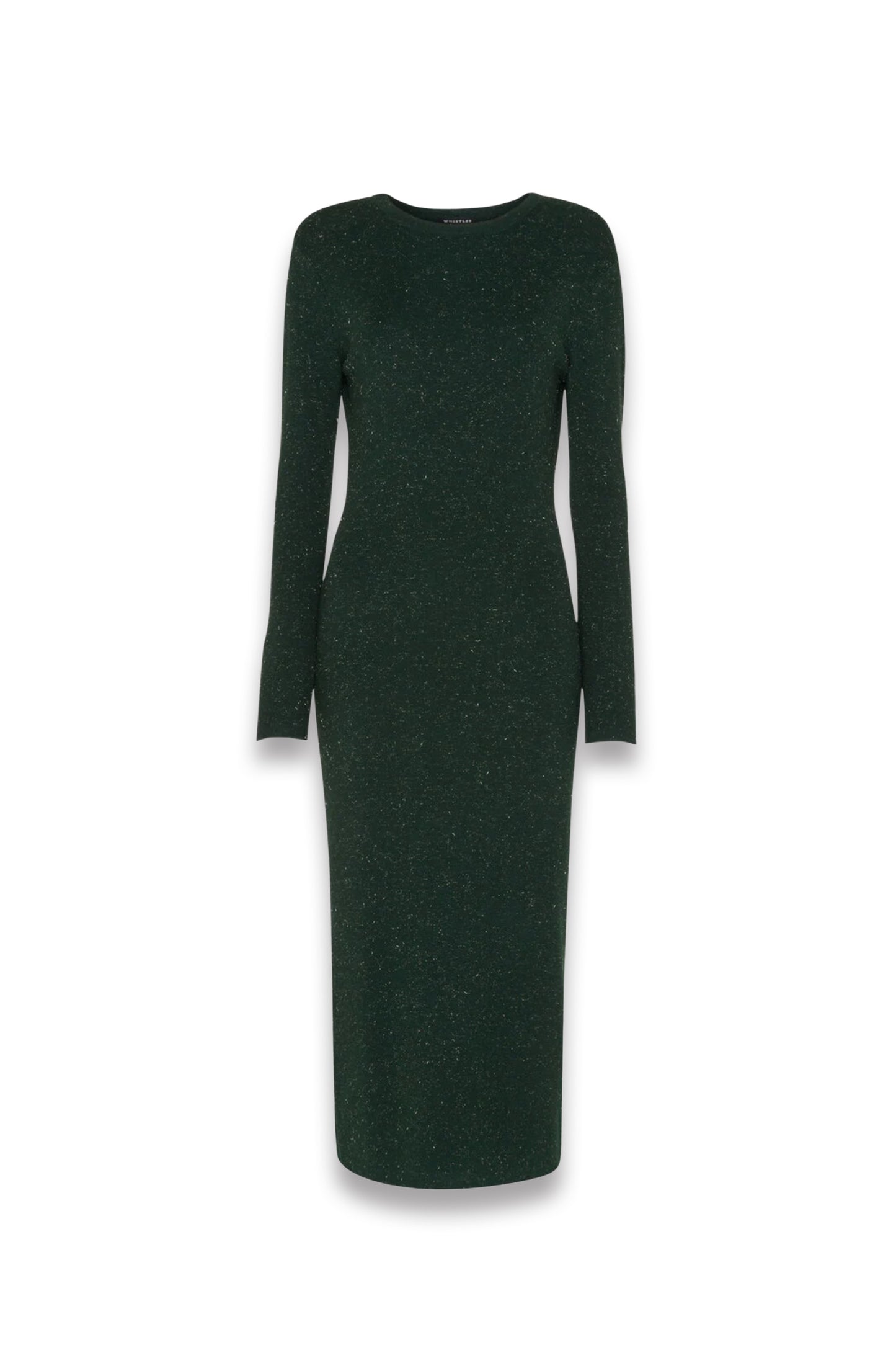 Dark Green Annie Sparkle Knit Dress