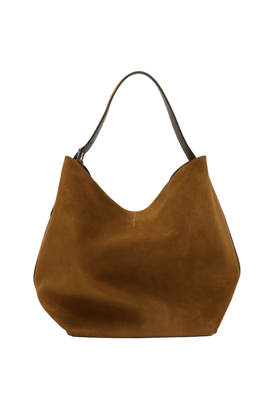 Tan Belted Tote