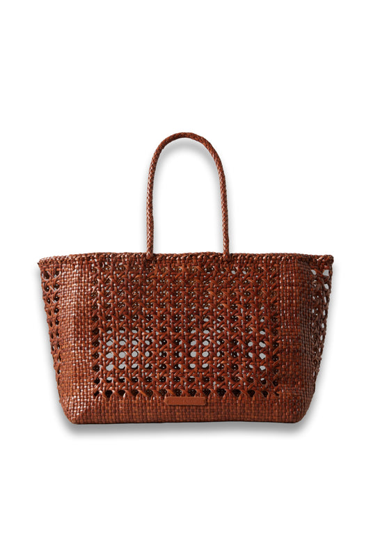 Klara Woven Leather Tote