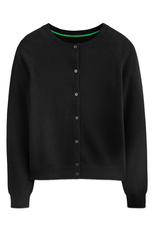 Eva Cashmere Crew Cardigan