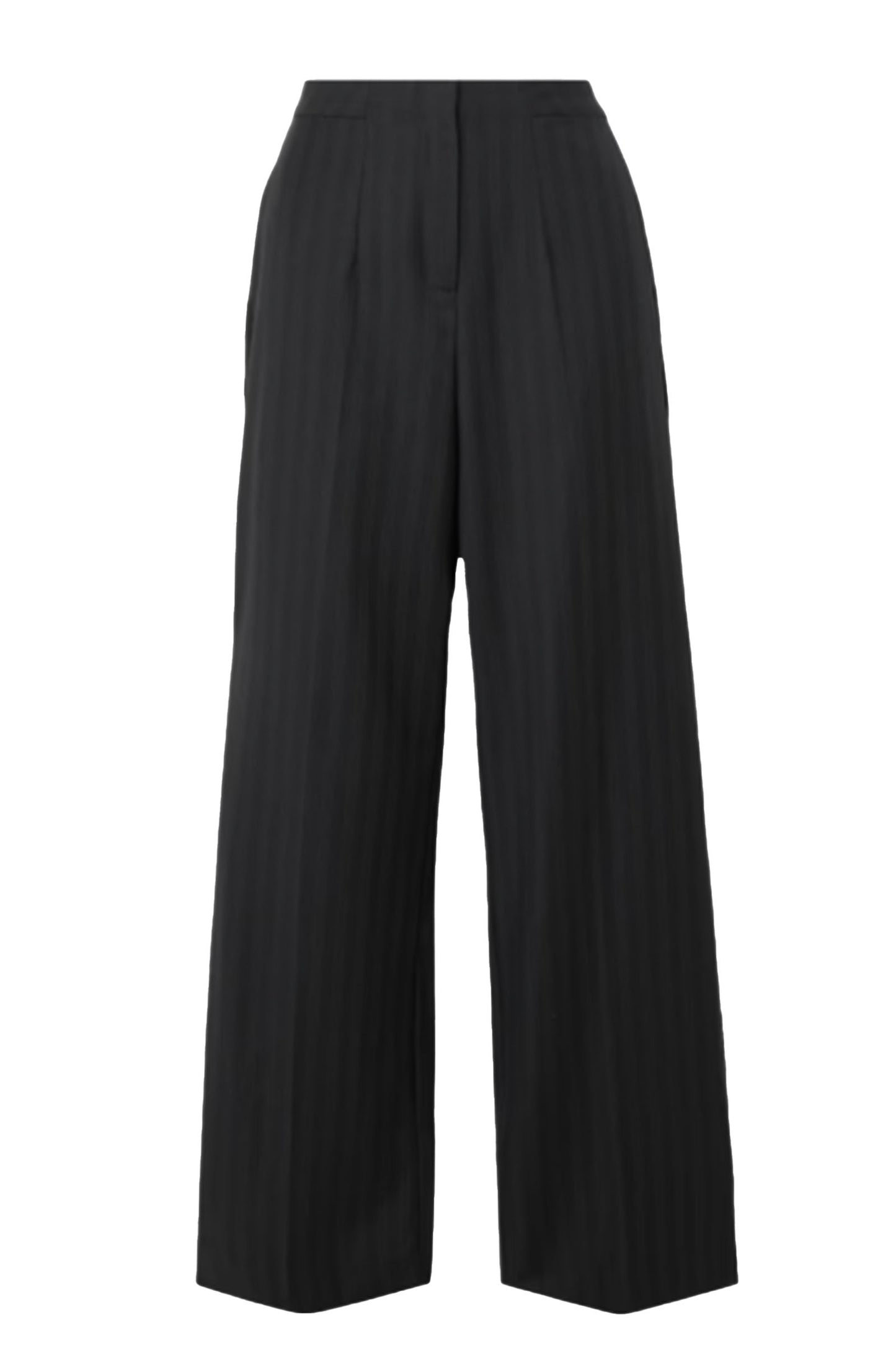 Pinstriped Wool-twill Straight-leg Pants