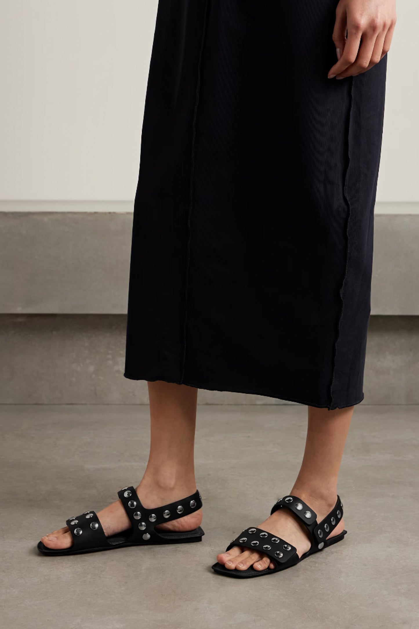 Boden Studded-leather Sandals
