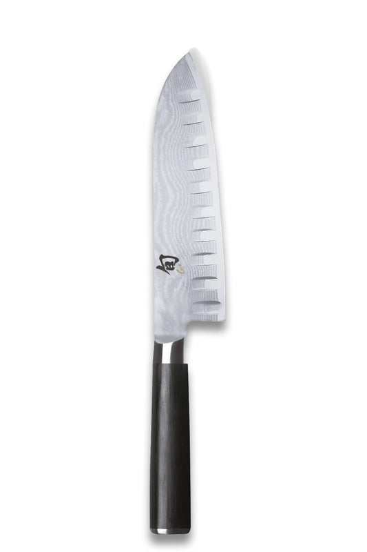 Kai Shun Classic Scalloped Santoku Knife / 18cm