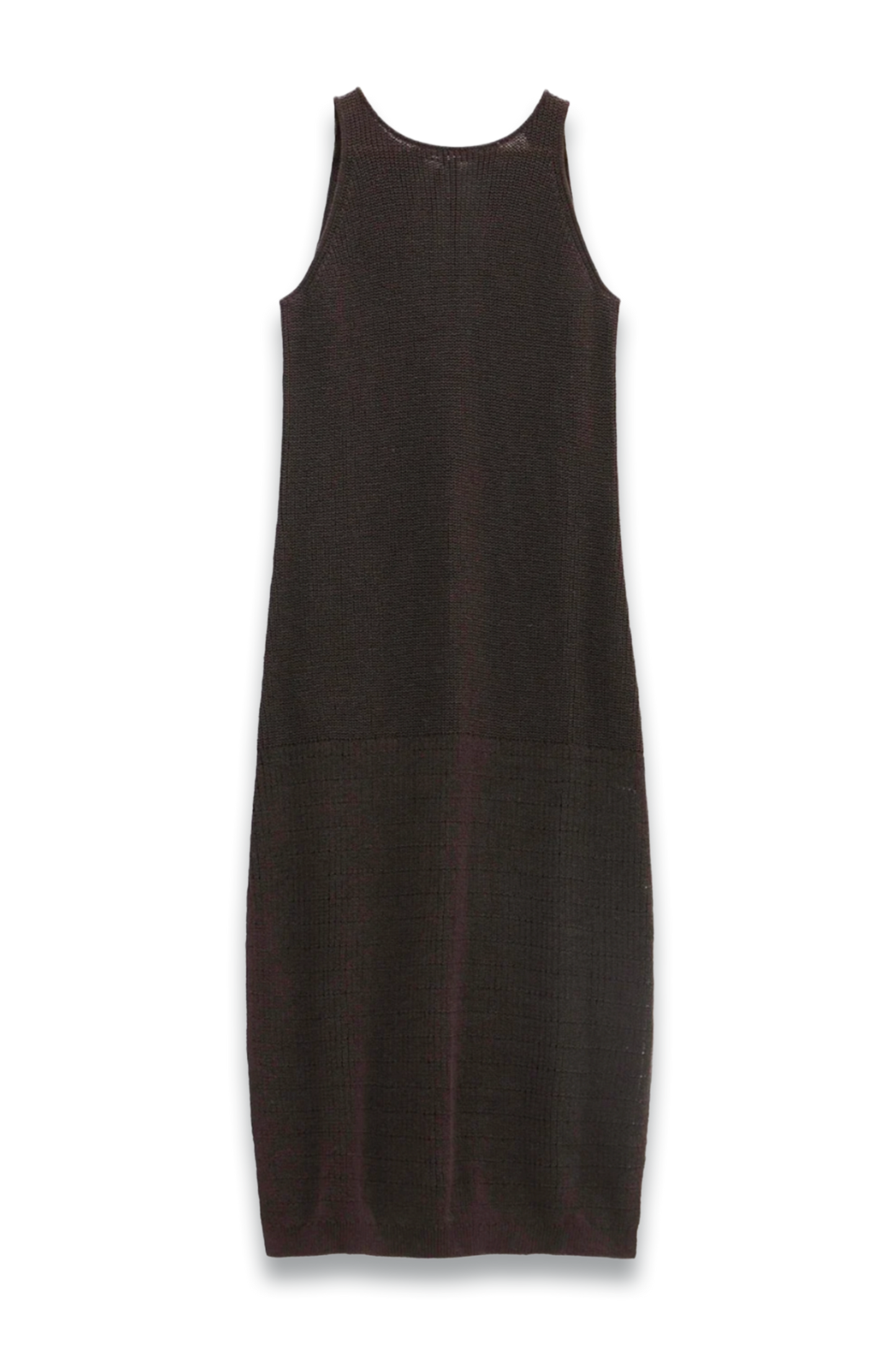 Clara Knitted Dress Chocolate Brown