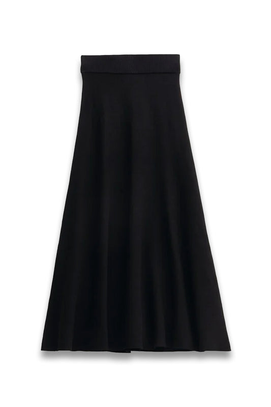 Zola Volume Knitted Midi Skirt