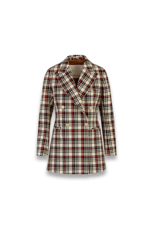 Stella Blazer in Wool Check