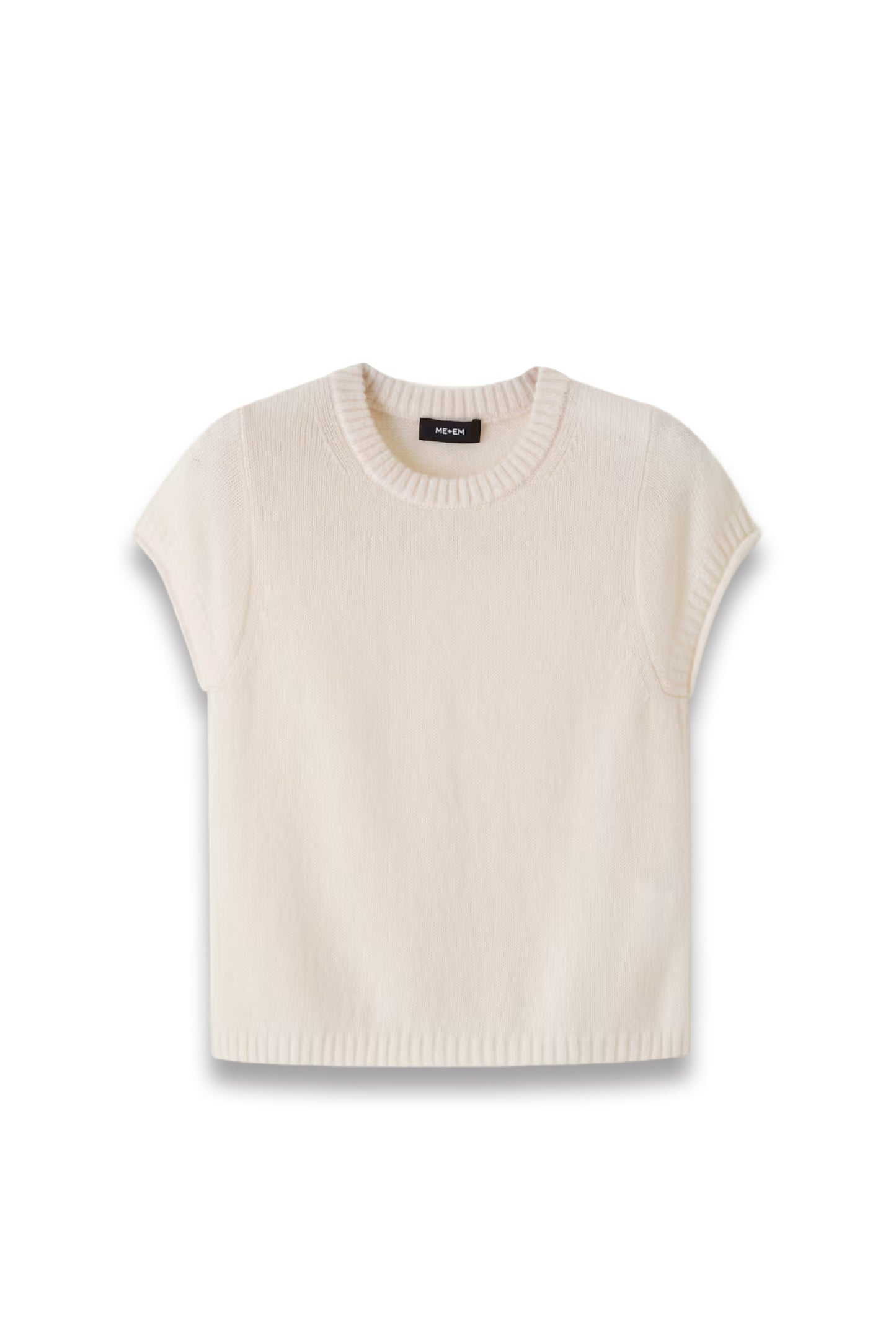 Merino Cashmere Silk Shrunken Baby Tee