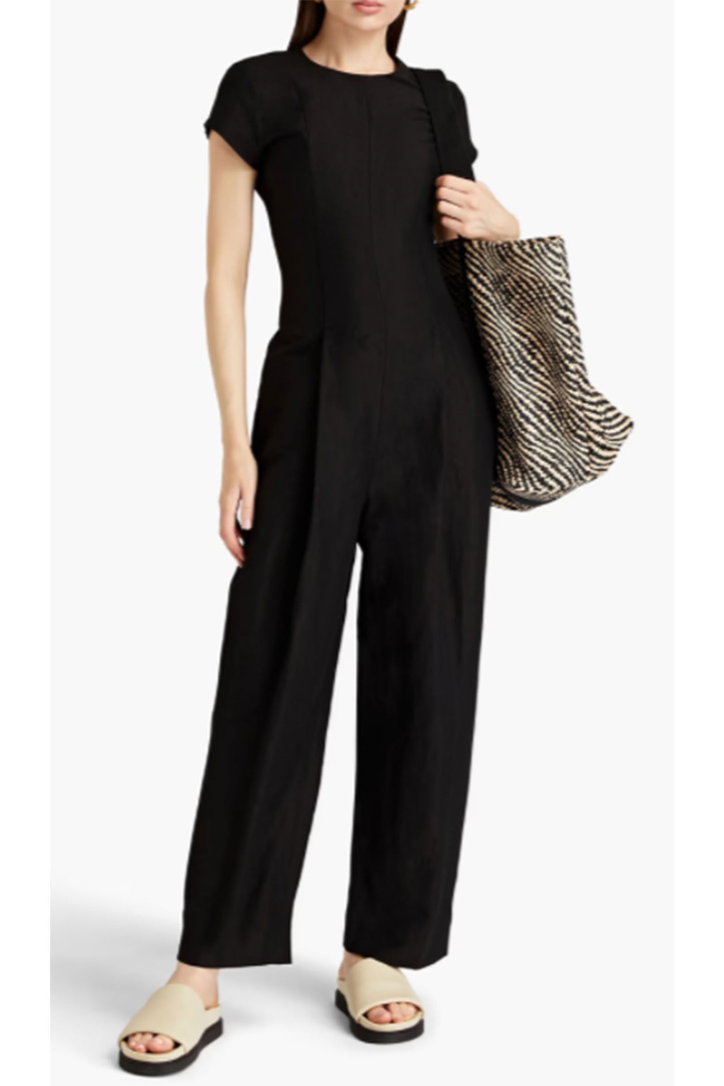 Linen-blend Jumpsuit