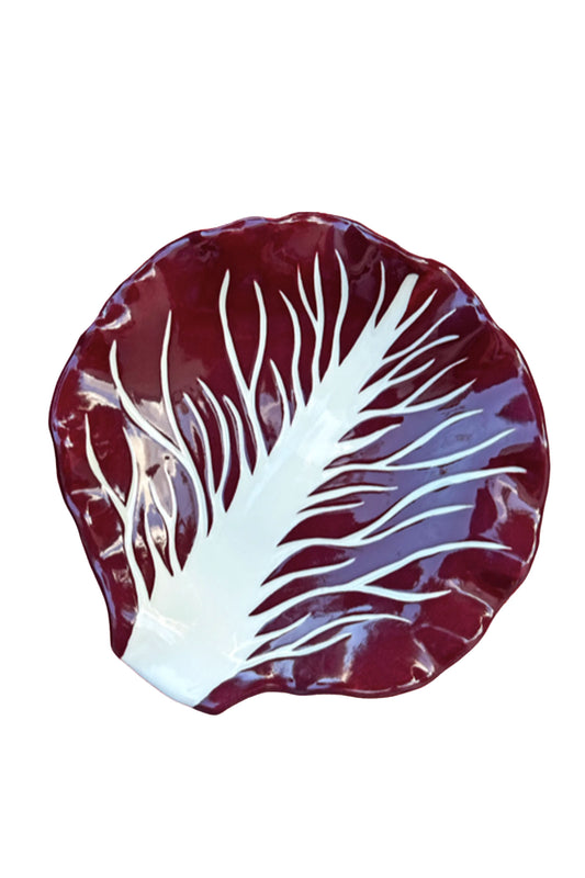 Giant Radicchio Serving Bowls - Verona Red