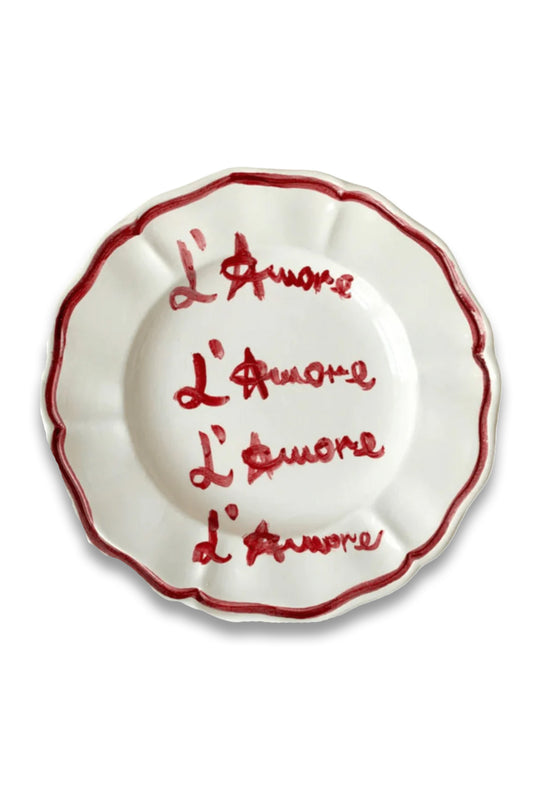 "L'amore" Fil Rouge Plate