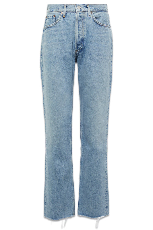 Lana Mid-Rise Straight-Leg Jeans