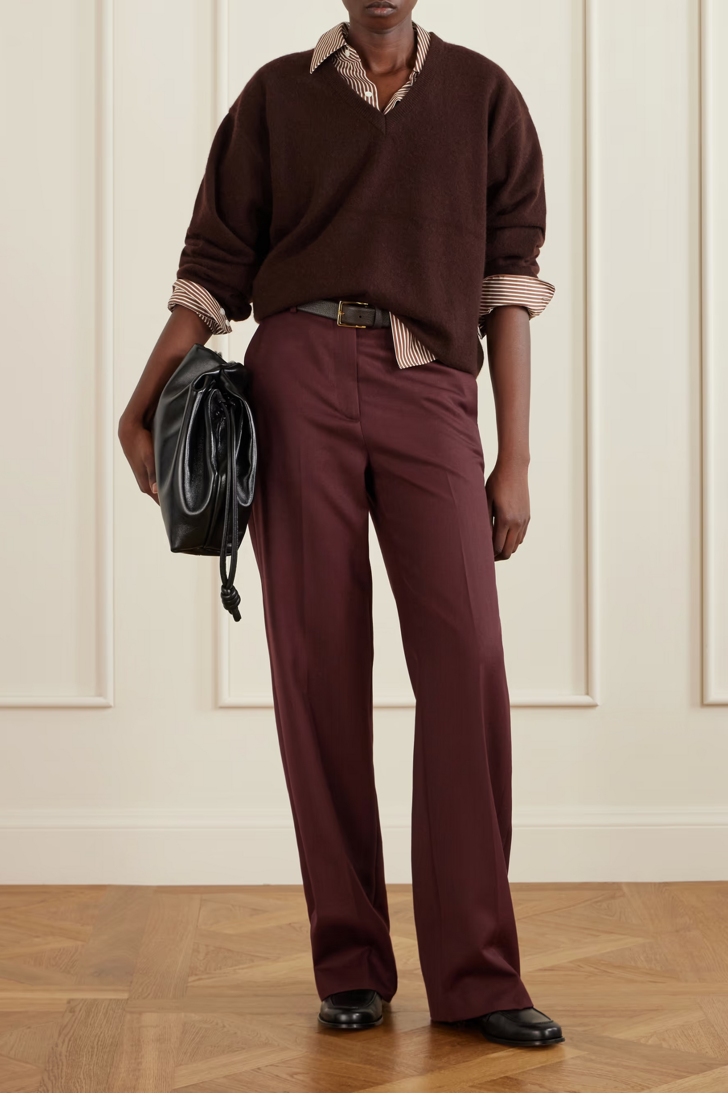 Lenora Woven Straight-leg Pants