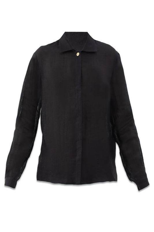 Sanbu Organic-Linen Gauze Shirt
