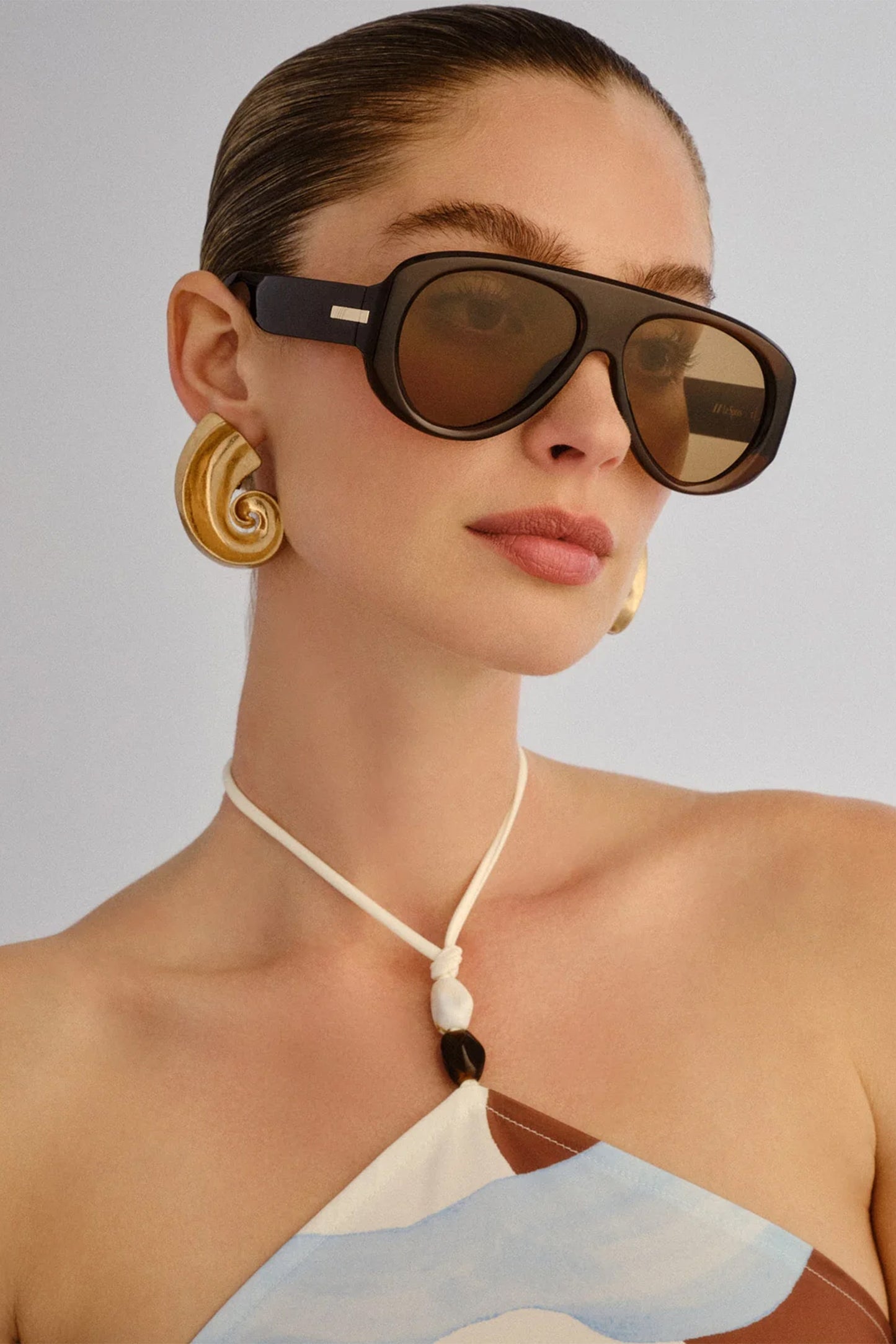 Dream Boat Oversized Aviator Sunglasses