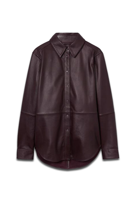 Tora Atelier Leather Shirt