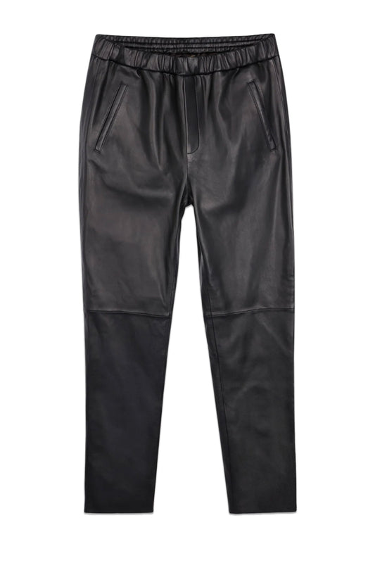 Leather Joggers