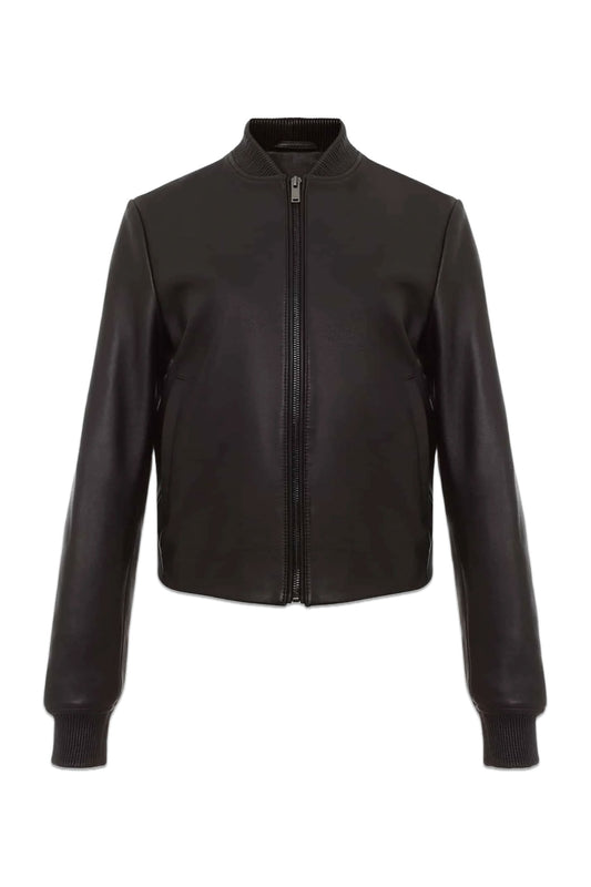 Lindley Leather Bomber Jacket