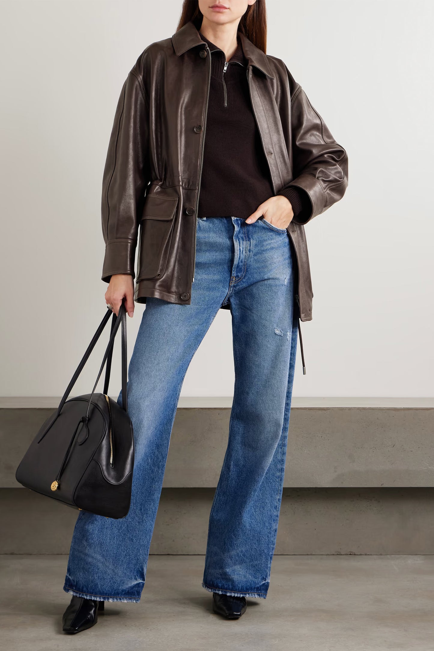 Maeve leather jacket