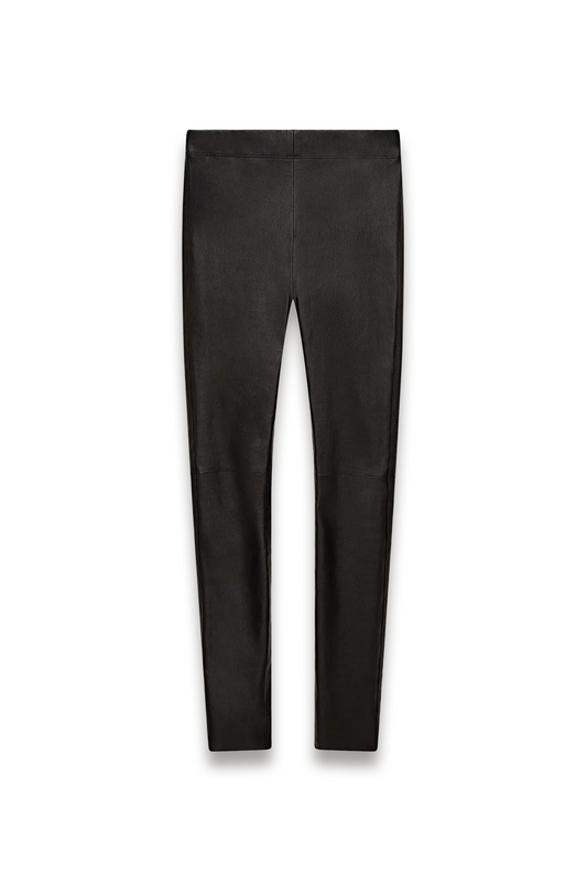 Leather-stretch Leggings