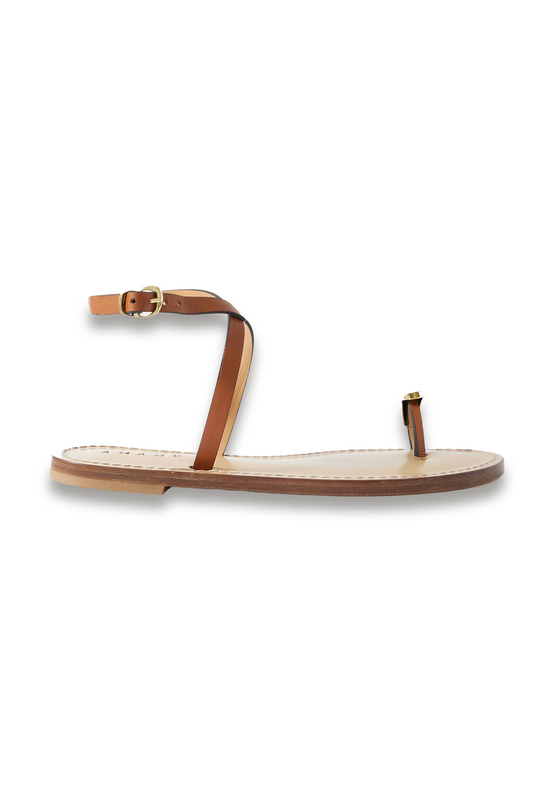 The Kigali Embellished Leather Sandals