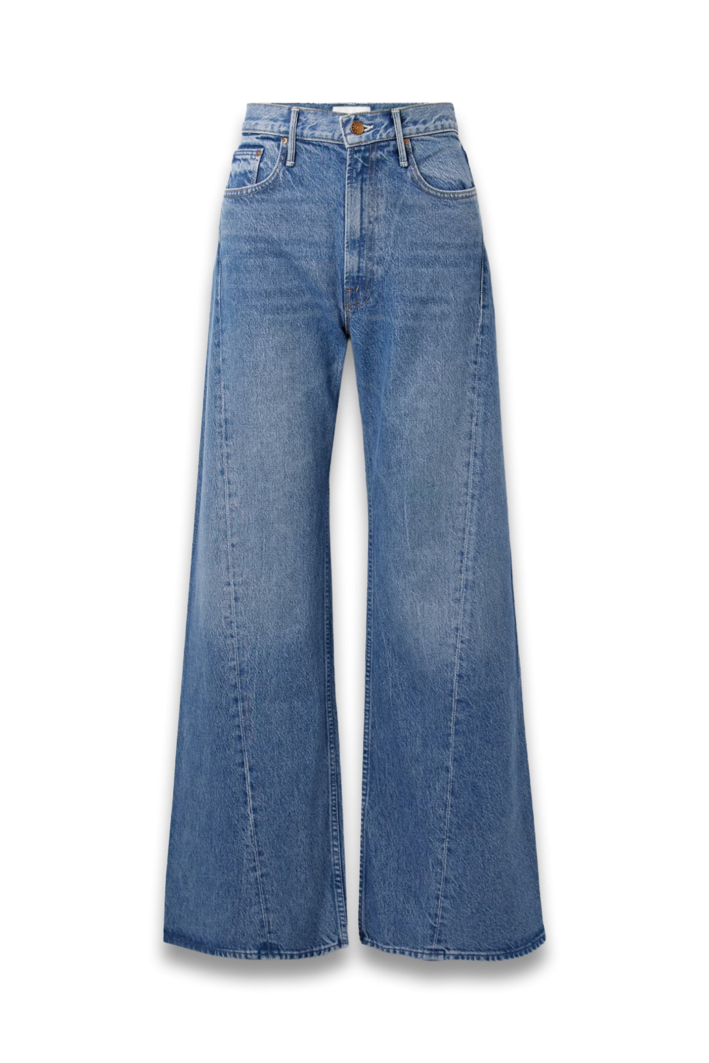 The Lemon Twist High-Rise Wide-Leg Jeans