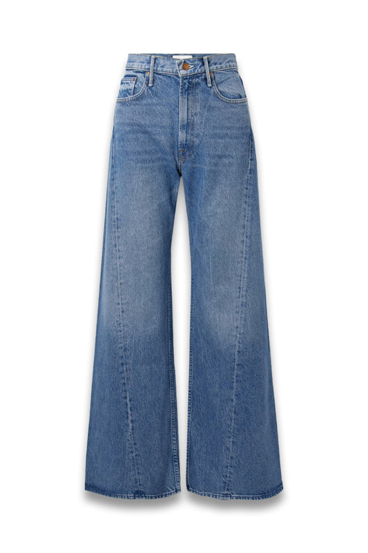 The Lemon Twist High-Rise Wide-Leg Jeans