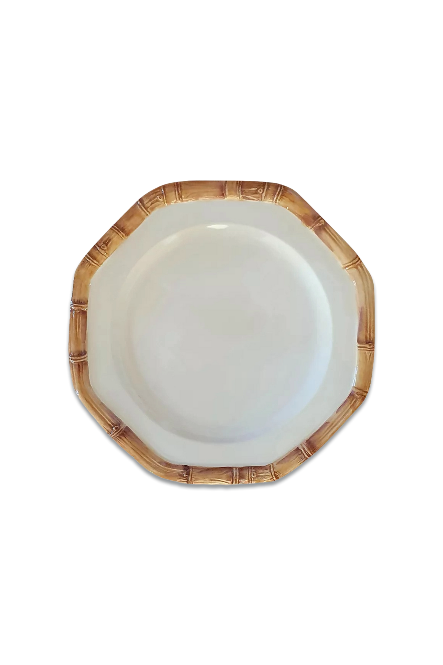 Bamboo Hand-painted Ceramic Salad Plate
