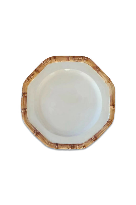 Bamboo Hand-painted Ceramic Salad Plate