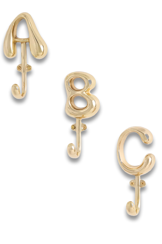 Bubble Letter Monogram Hook