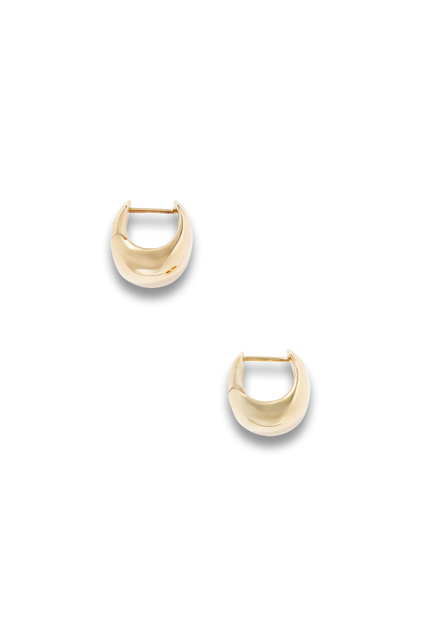 The Violet Gold-plated Sterling Silver Hoop Earrings