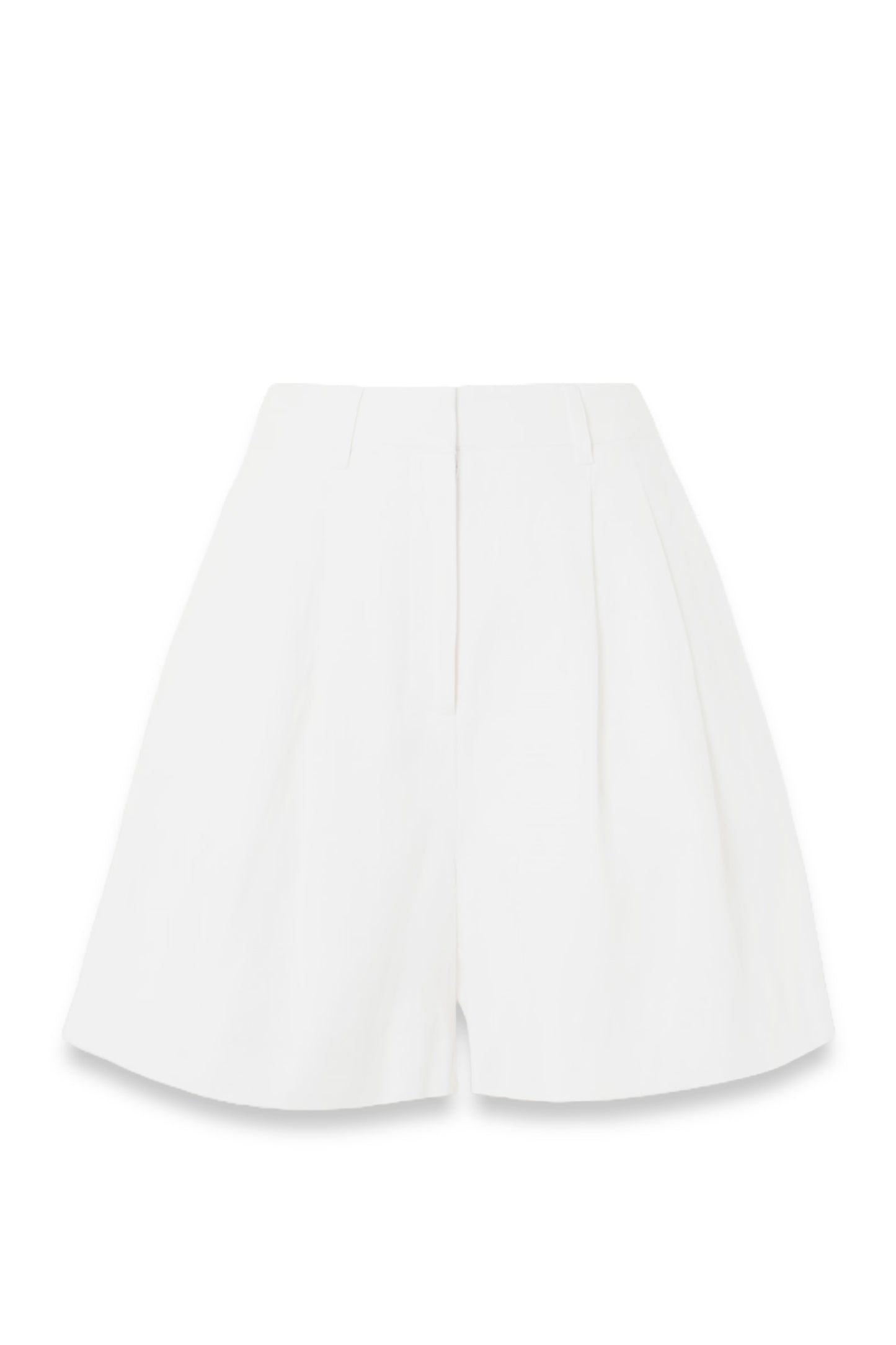 Marchello Pleated Linen Shorts