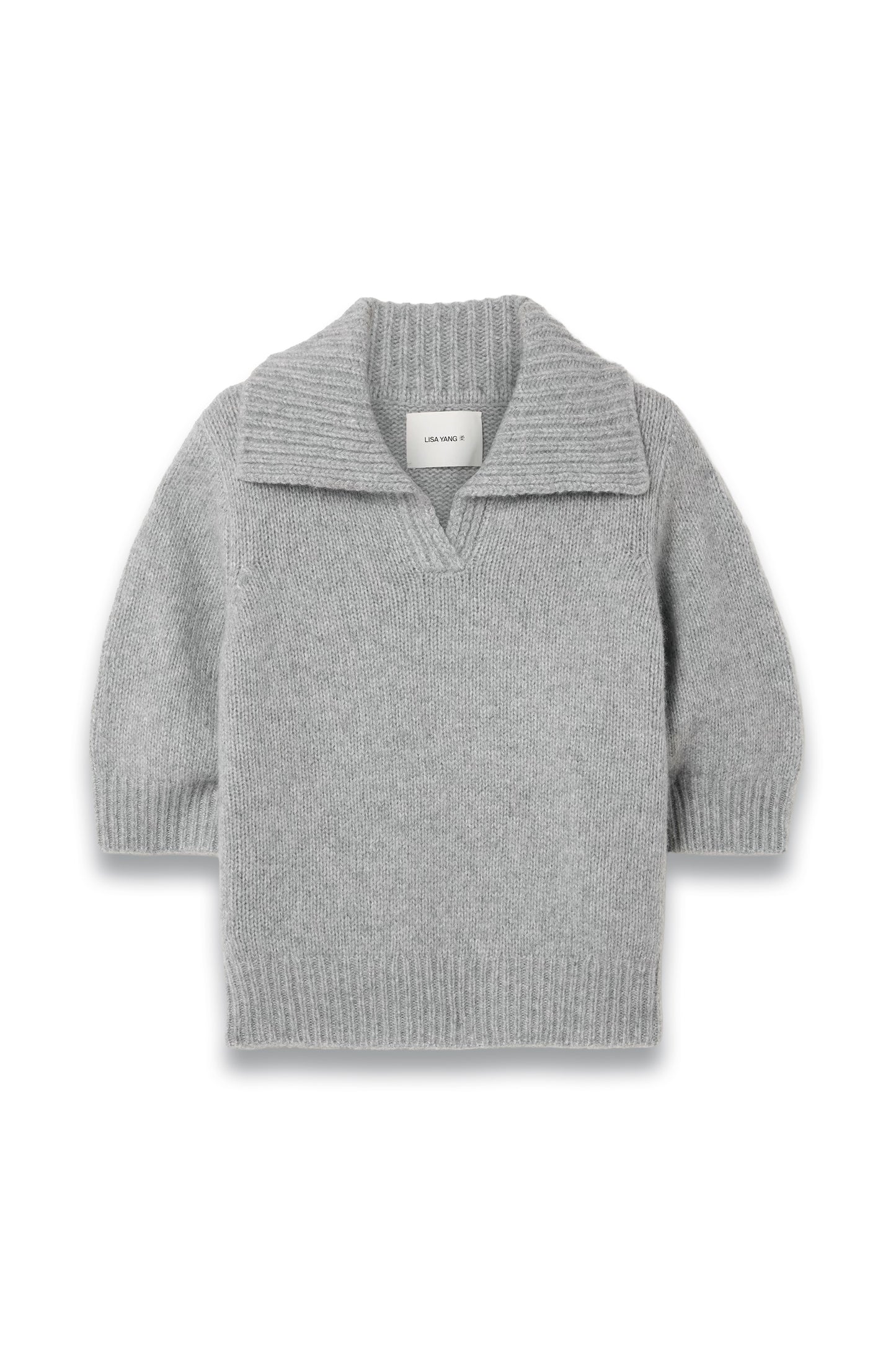 Lailai Cashmere and Silk-blend Polo Sweater