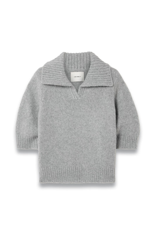 Lailai Cashmere and Silk-blend Polo Sweater
