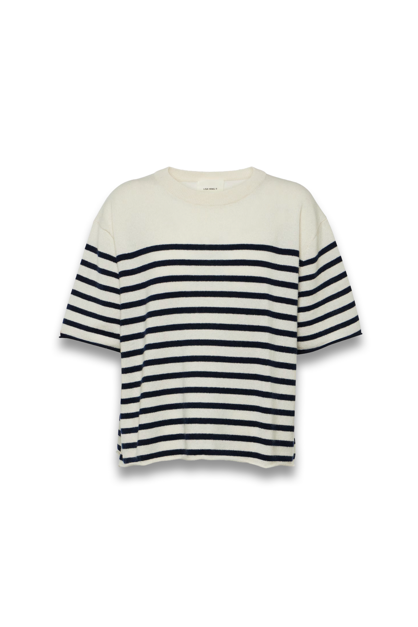 Cila Striped Cashmere T-shirt
