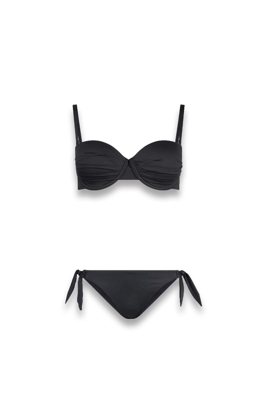 Black Bandeau Bikini